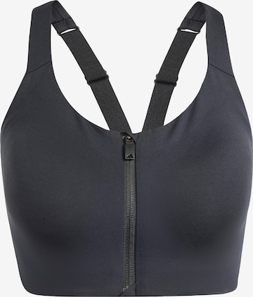 ADIDAS PERFORMANCE Bustier Sports-BH 'Impact Luxe' i sort: forside