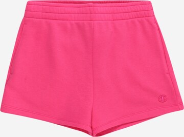 Champion Authentic Athletic Apparel Regular Broek in Roze: voorkant