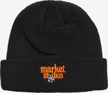 MARKET Mütze 'Market Studios' in Schwarz: Vorderseite