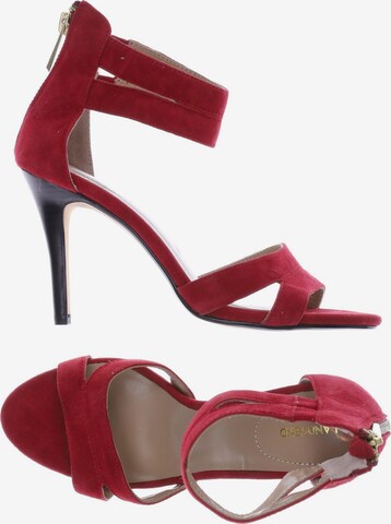 Lands‘ End Sandals & High-Heeled Sandals in 38,5 in Red: front