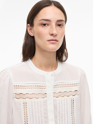 Chemisier ROUGE EDIT en blanc