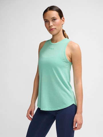 Hummel Sporttop in Groen: voorkant