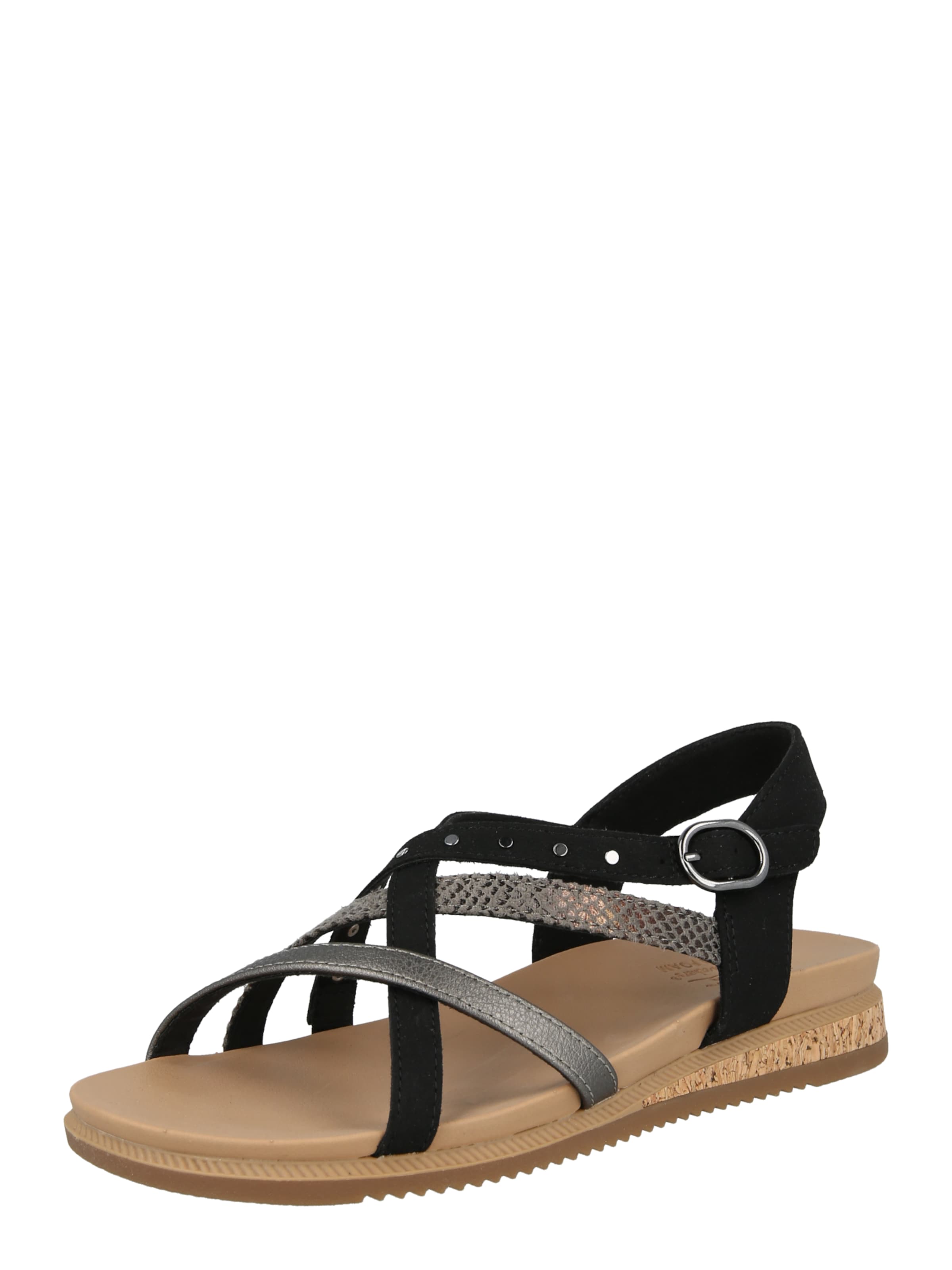 SKECHERS Sandály 'DESERT KISS - SEASIDE' - světle šedá / černá, Produkt