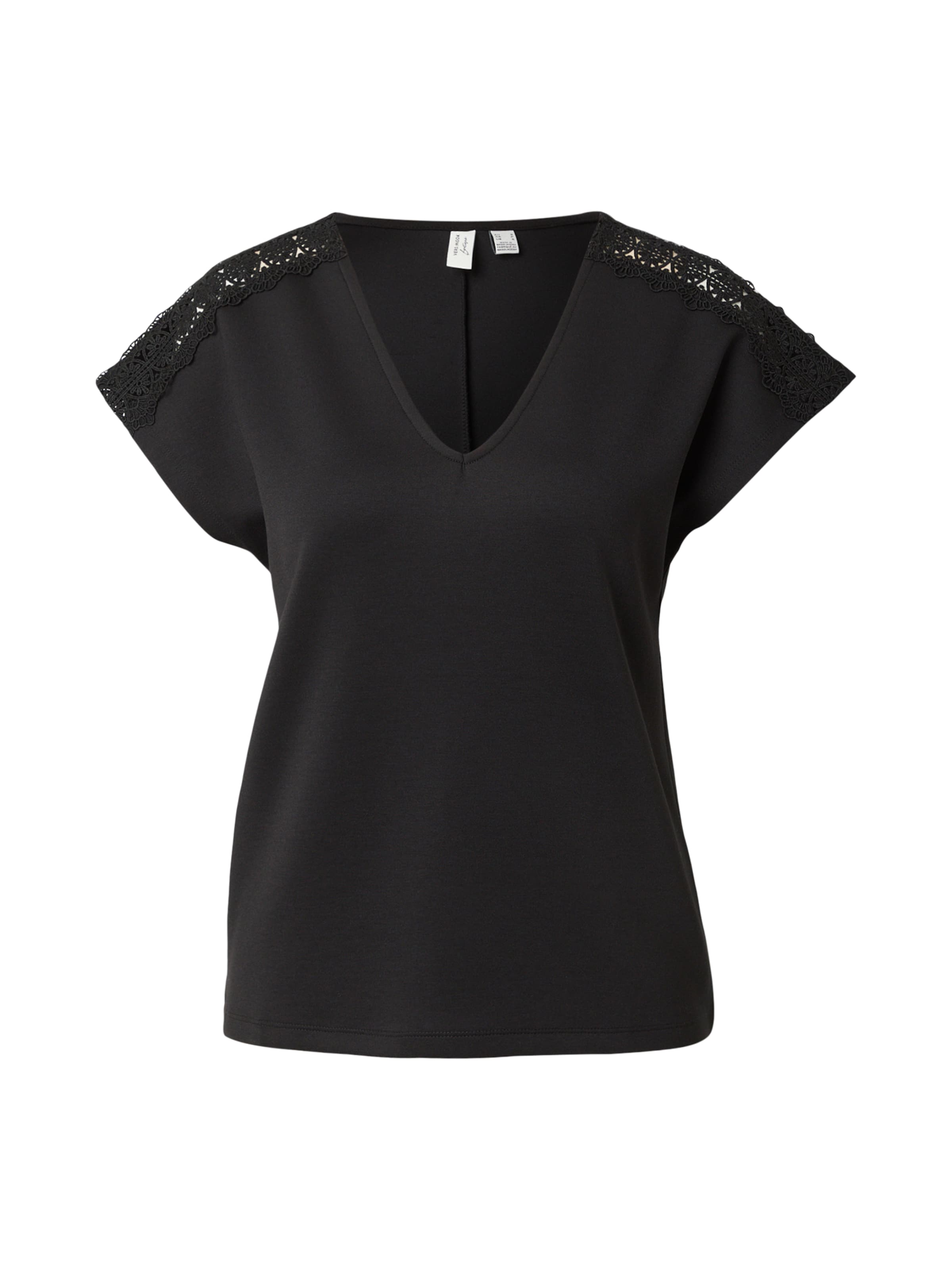 VERO MODA Shirt 'VMJINIMA' in Zwart: voorkant