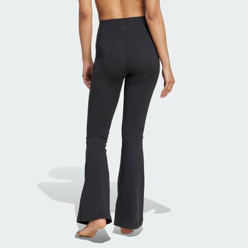 ADIDAS PERFORMANCE Flared Workout Pants 'All Me' in Black