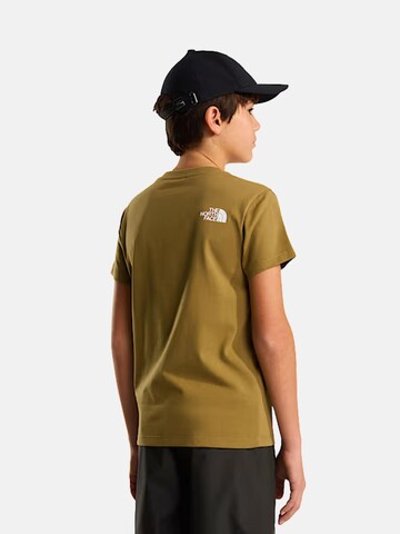 Maglietta 'TEEN SIMPLE DOME REG SS' di THE NORTH FACE in giallo
