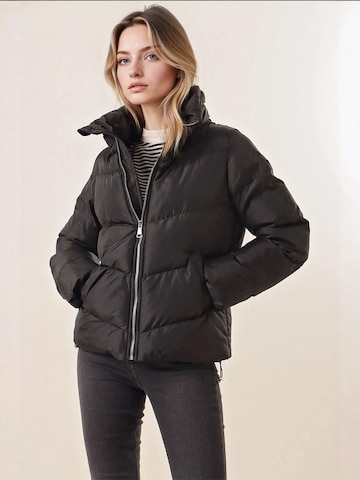 Bigdart Winterjas in Zwart: voorkant