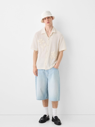 Bershka Regular fit Overhemd in Wit