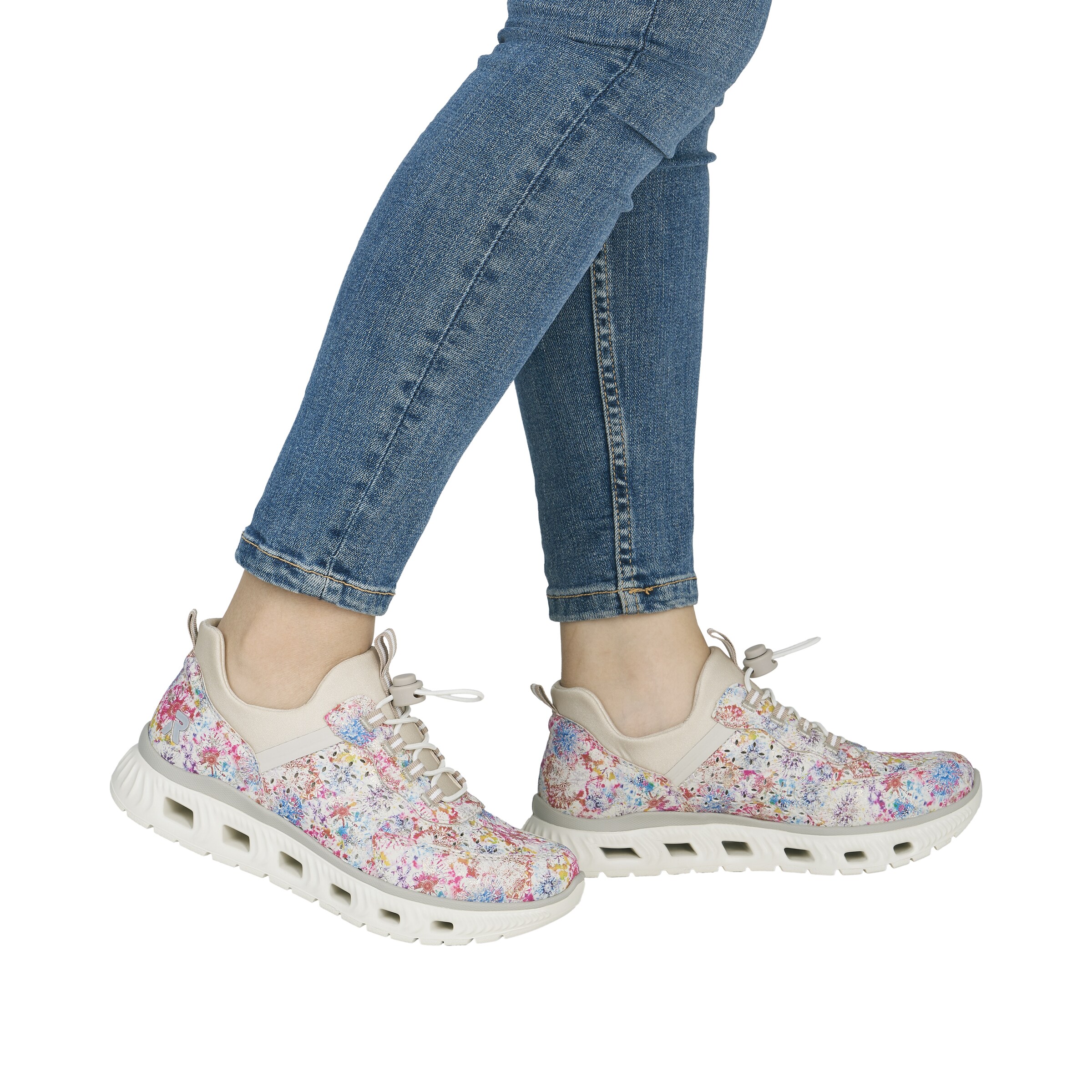 Rieker Slip On in Weiß: Vorderseite