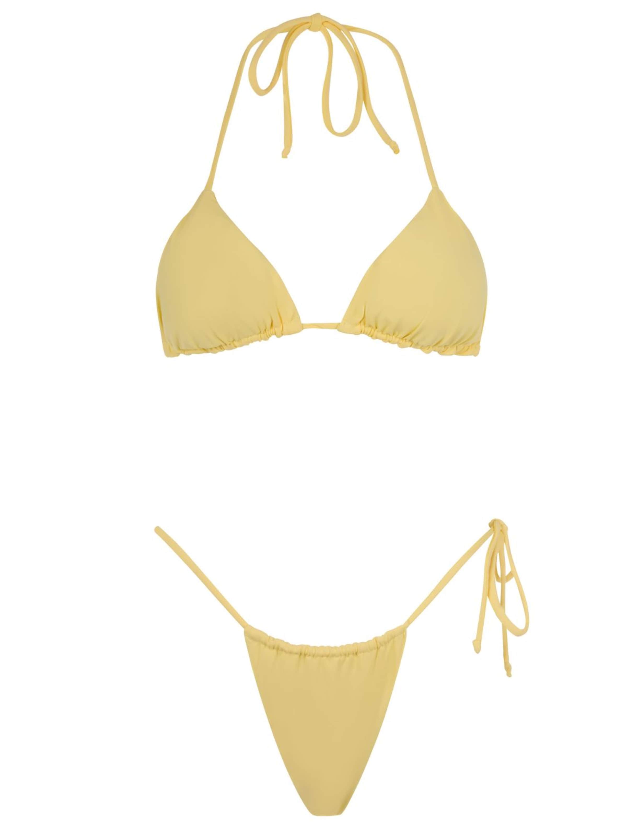 Acuarela Brand Triangel Bikini 'Rio Triangle Bikini Set'‌‌‌‌ in Gelb: Vorderseite