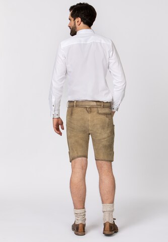 STOCKERPOINT Regular Traditional Pants 'Leopold' in Brown