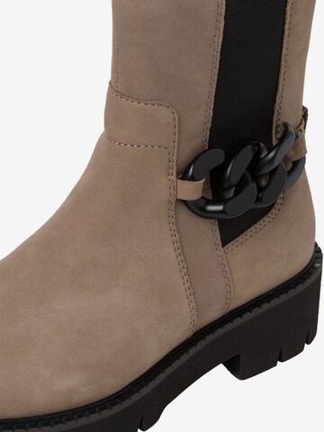 TAMARIS Chelsea boots in Beige