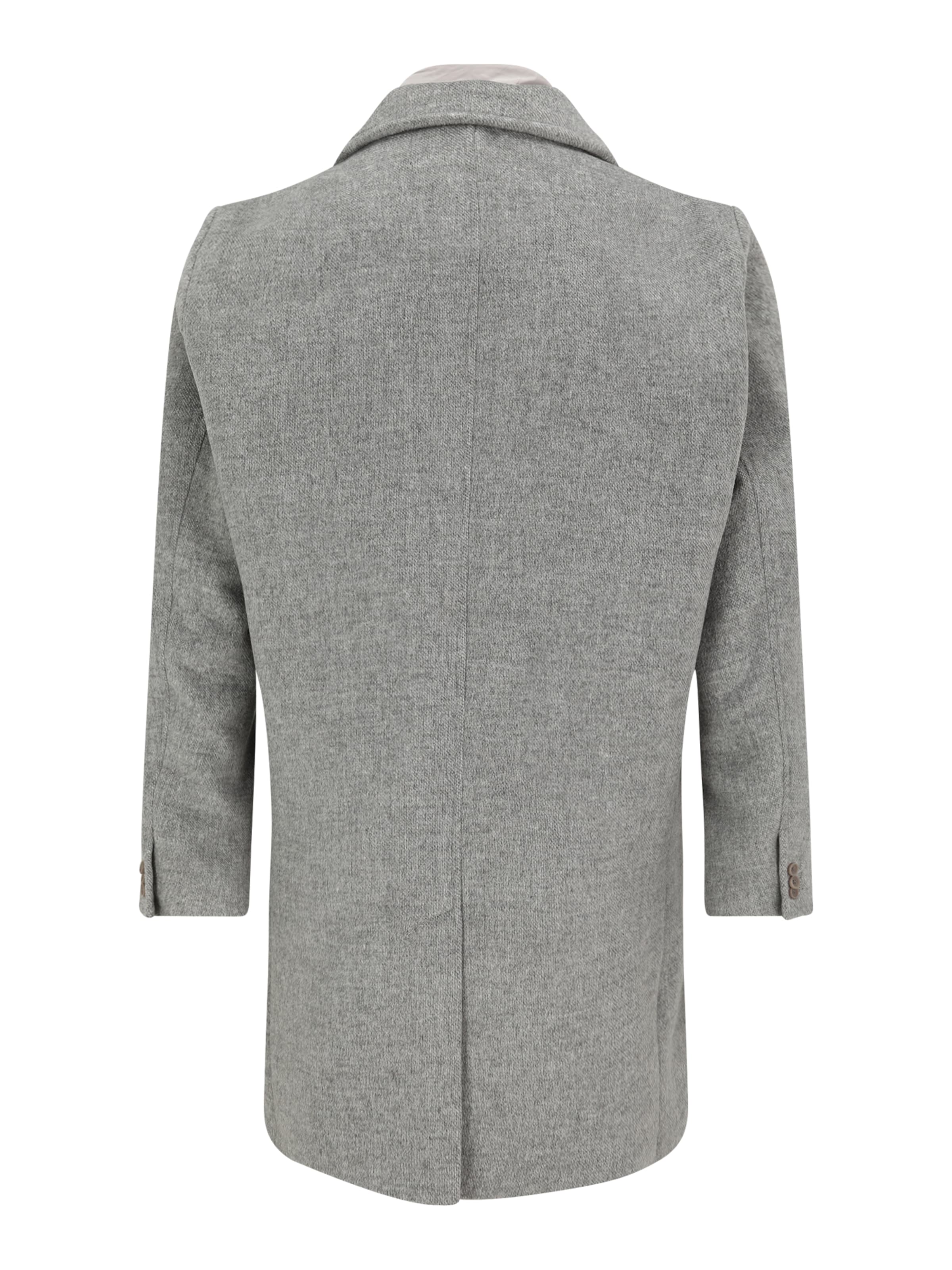 Jack & Jones Plus - Sobretudo meia-estação 'JPRBLASTANFORD' em cinzento