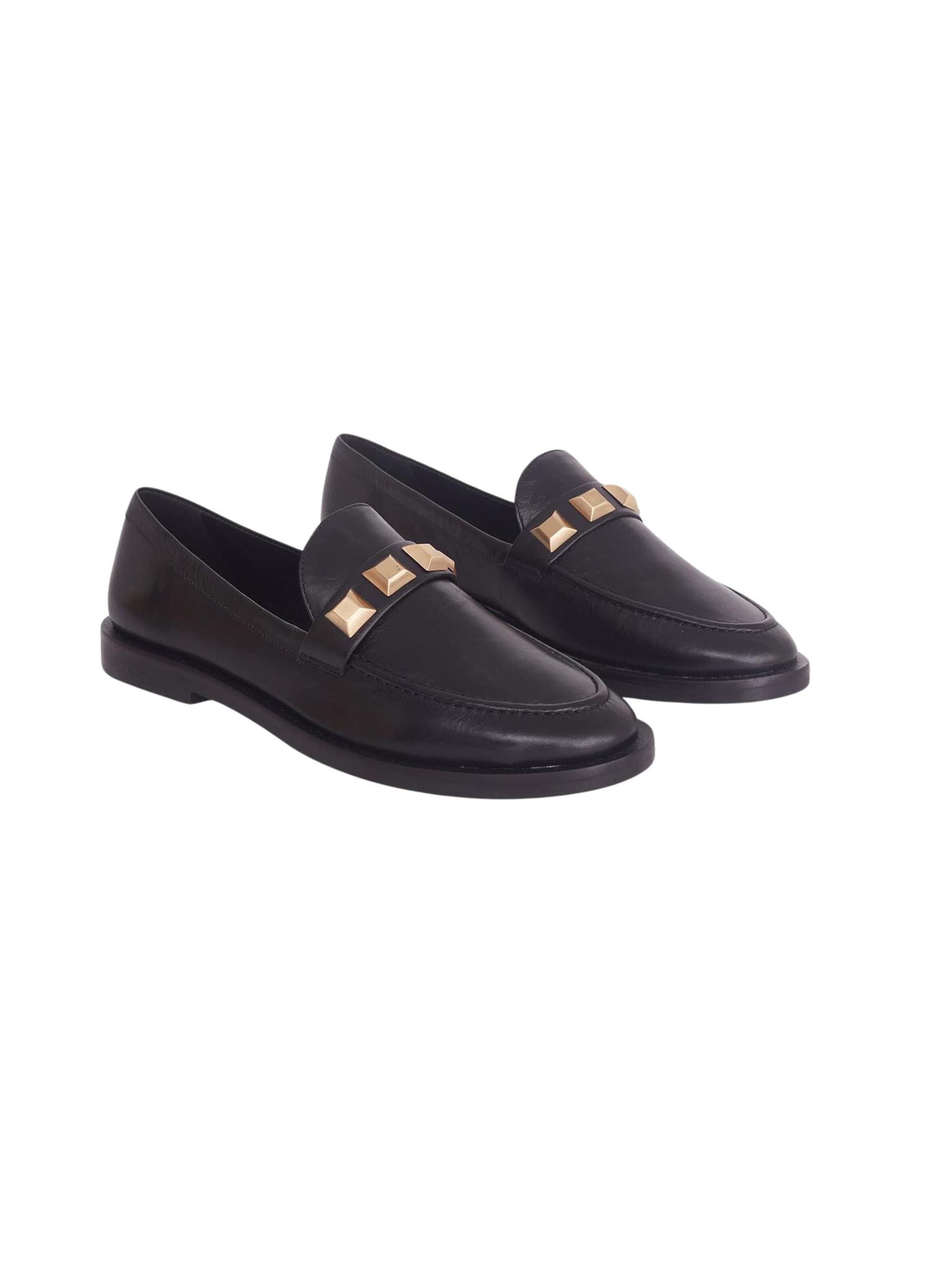 Mangara Atelier - Mocasines 'Mocassins Caete en Cuir Noir' en negro