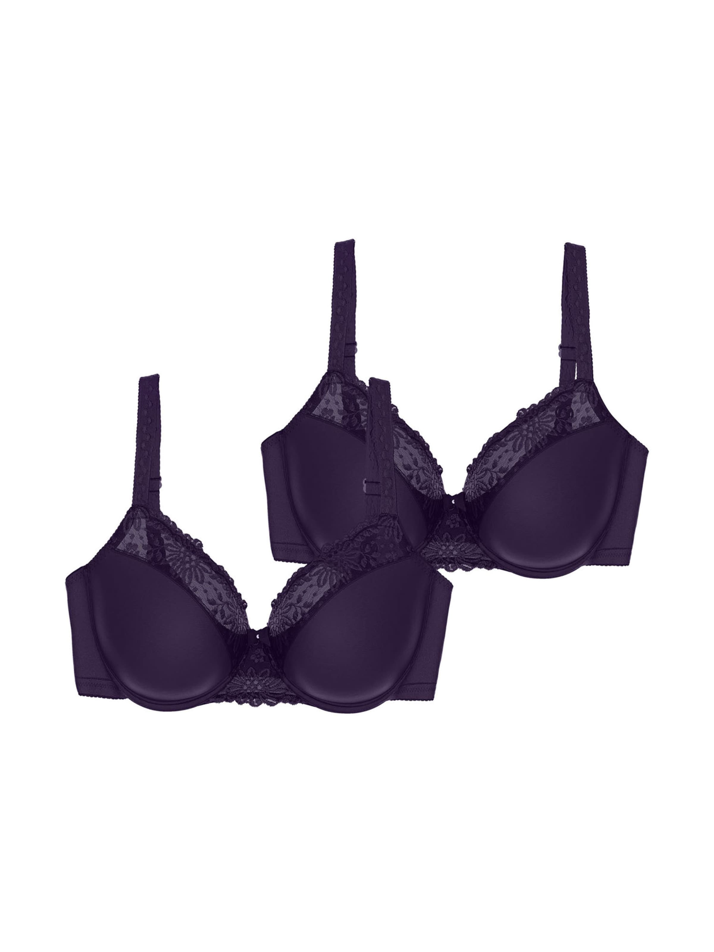 Soutien-gorge ' Ladyform Soft ' TRIUMPH en violet : devant