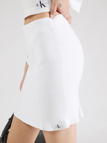 Calvin Klein Jeans Regular Skirt in White