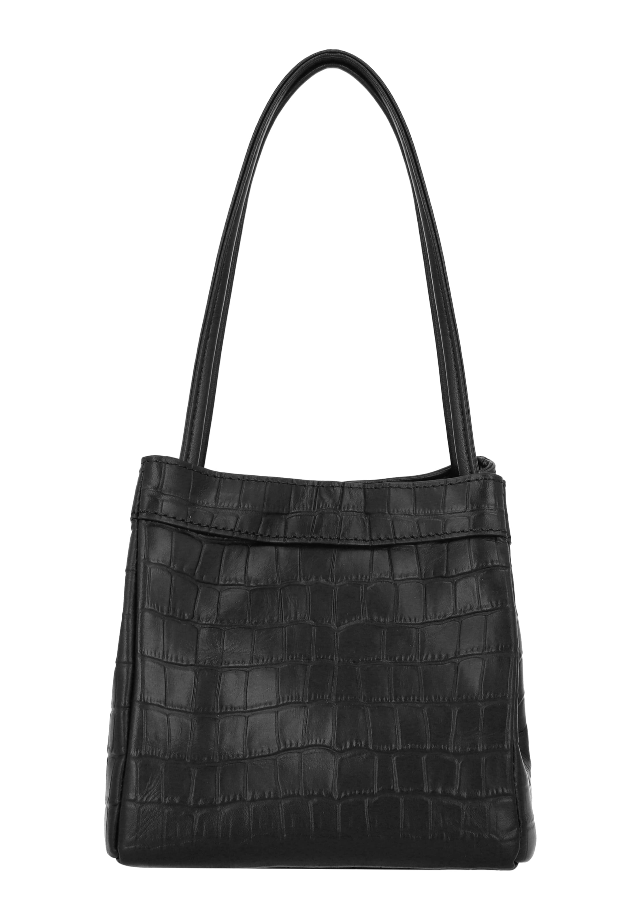 Usha Handtas in Zwart: voorkant