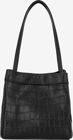 Usha Handtas in Zwart: voorkant