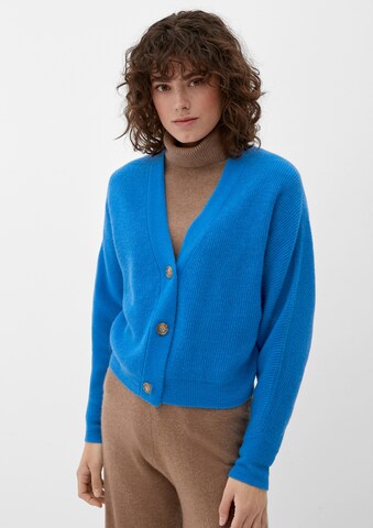 s.Oliver Knit Cardigan in Blue: front