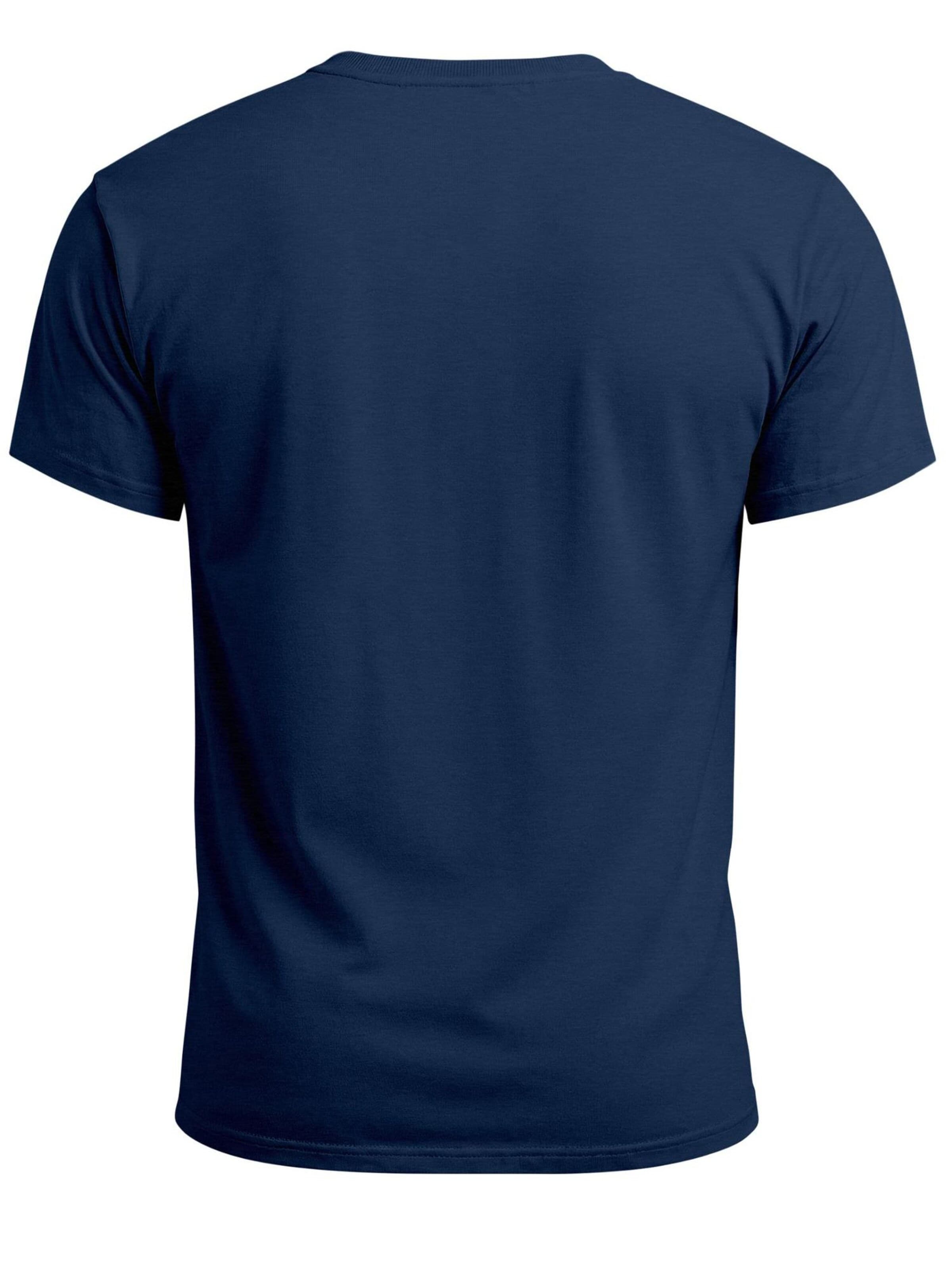 Neverless Shirt 'Wave Sun' in Blue