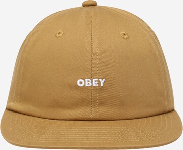 Cappello da baseball 'Bold' di Obey in marrone