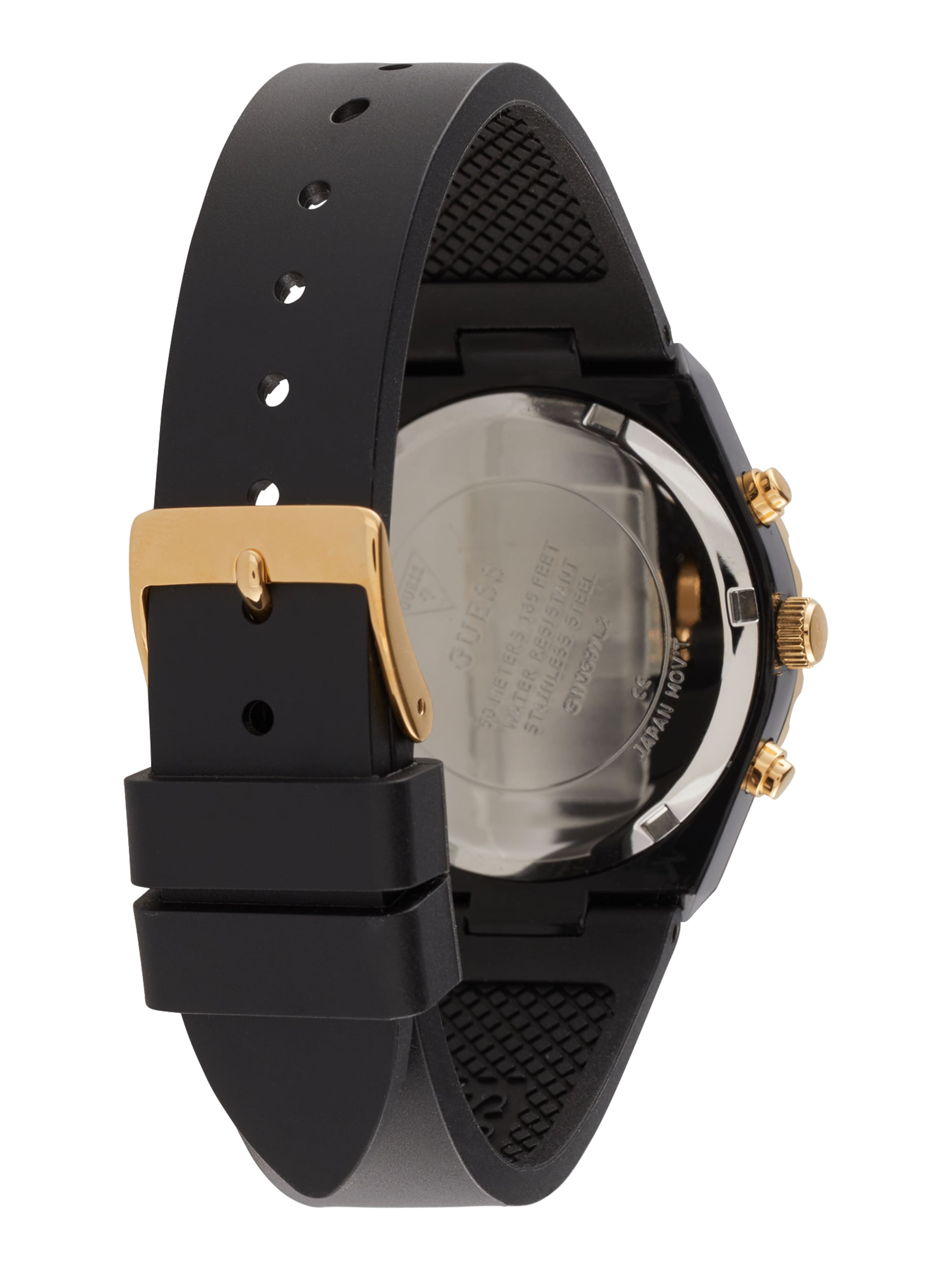 GUESS Analoginen kello värissä musta