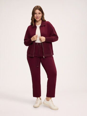 Fiorella Rubino Sweatvest in Rood