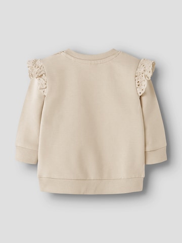 NAME IT Sweatshirt 'NBFLUISA' in Beige