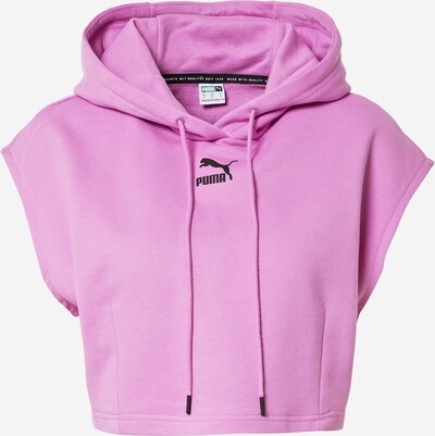 PUMA Sweater majica u sivkasto ljubičasta (mauve) / crna, Pregled proizvoda