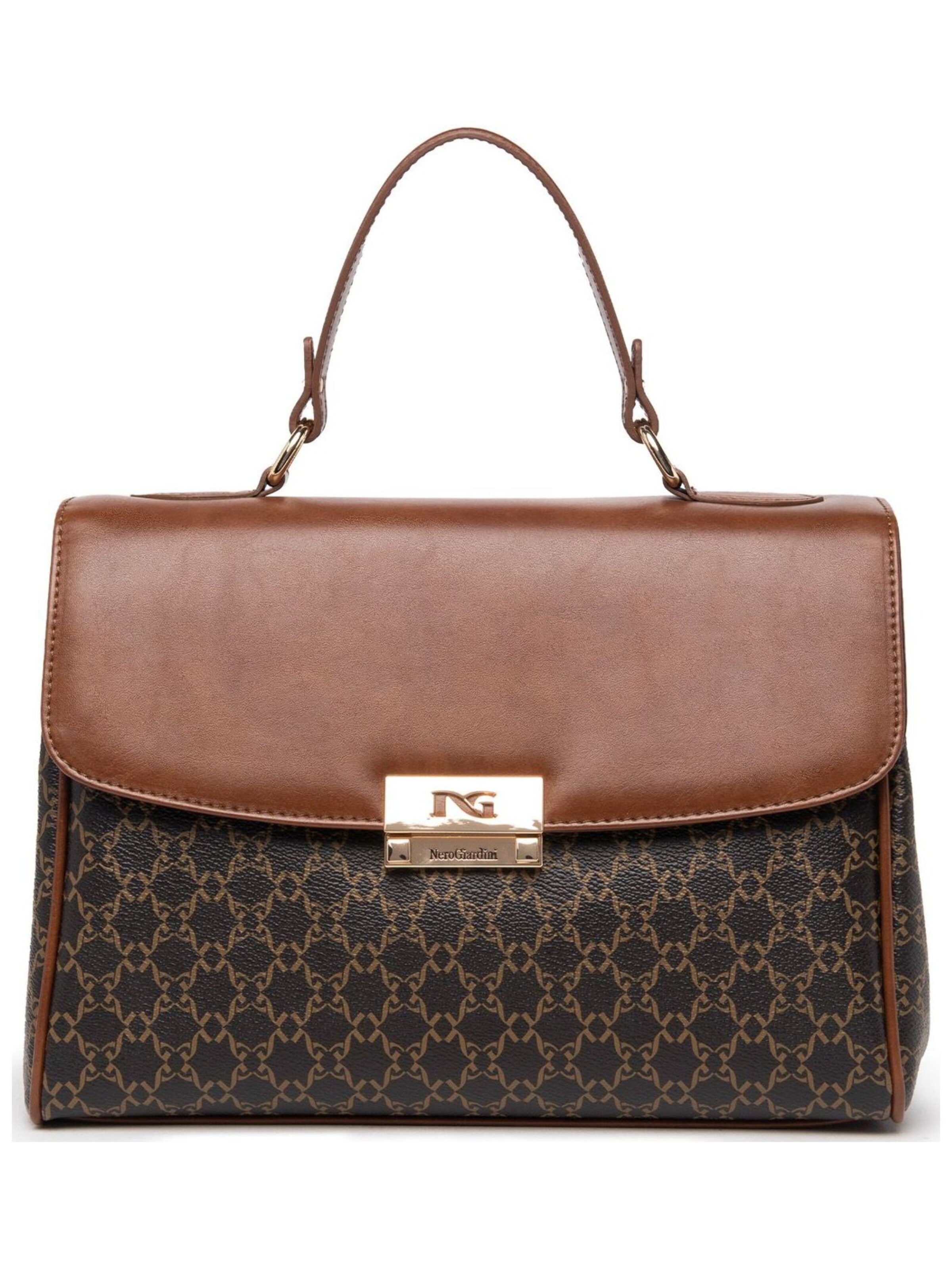 Nero Giardini Handbag in Brown / Dark grey, Item view