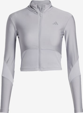 Veste de survêtement 'Hyperglam' ADIDAS PERFORMANCE en gris : devant