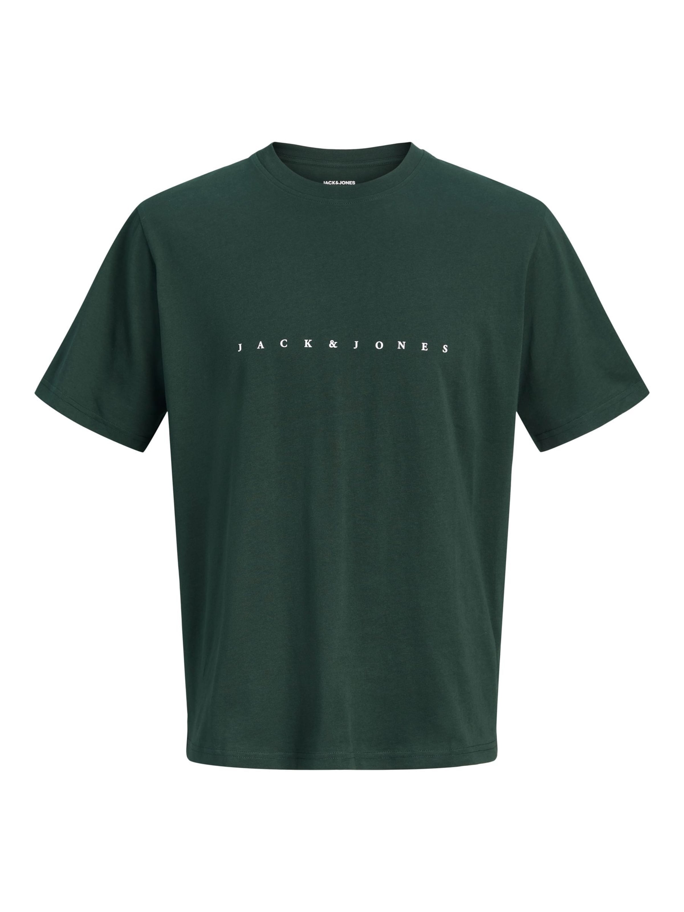 Jack & Jones Junior Shirt 'Star' in Groen: voorkant