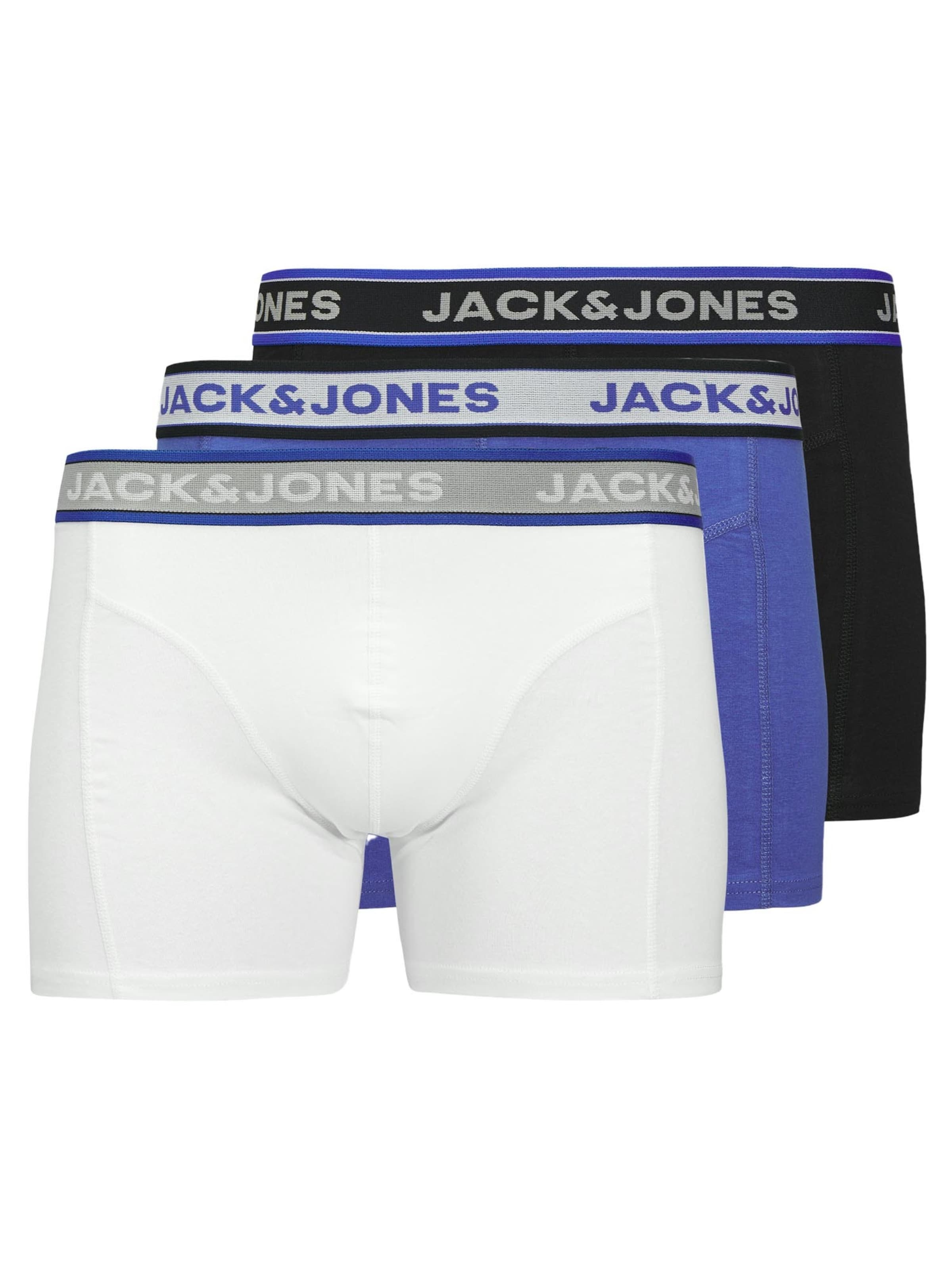 JACK & JONES - Calzoncillo boxer 'Hudson' en blanco: frente