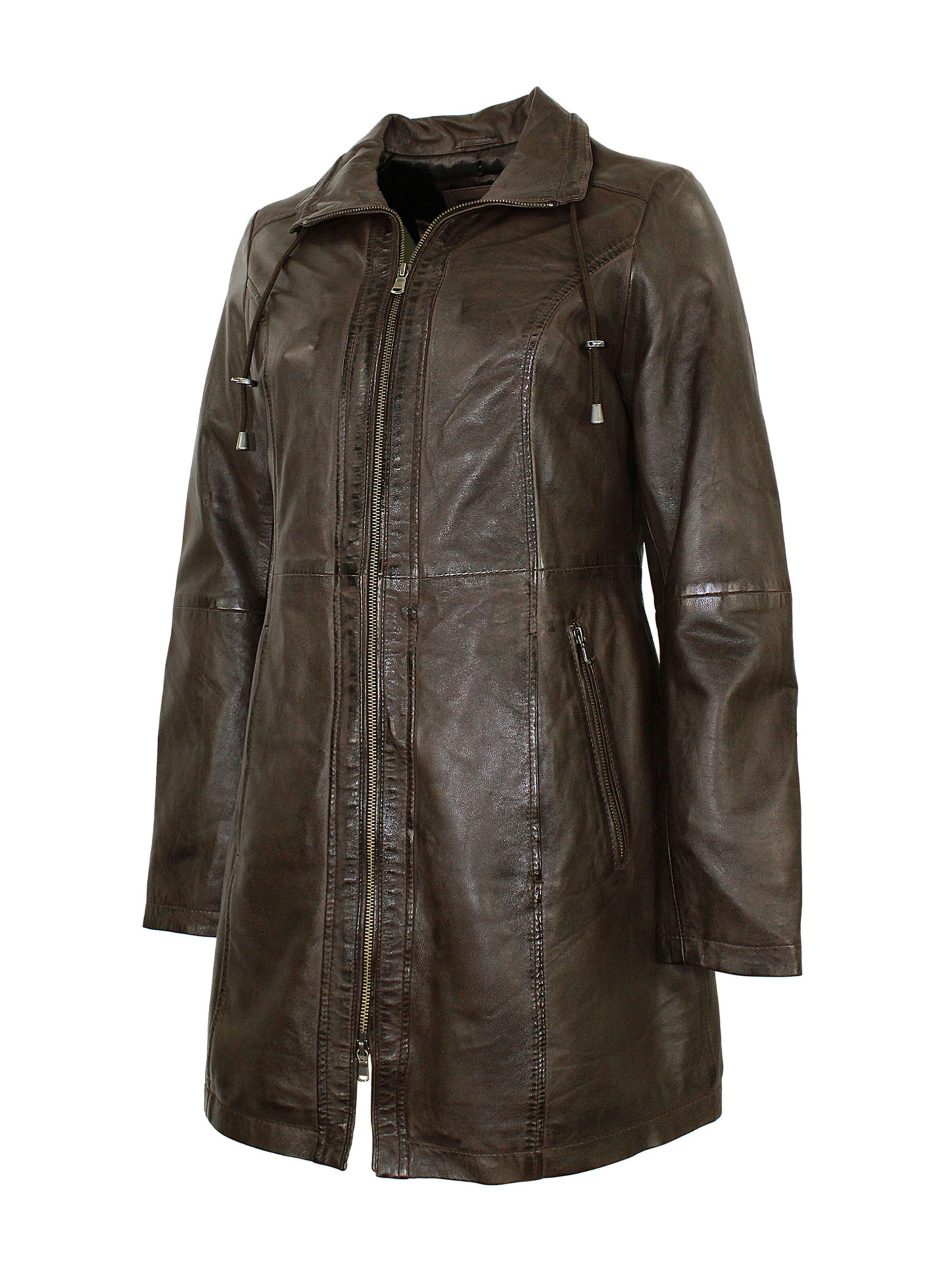 Jilani Übergangsjacke 'Franka'‌‌‌‌‌‌‌‌‌ in Braun
