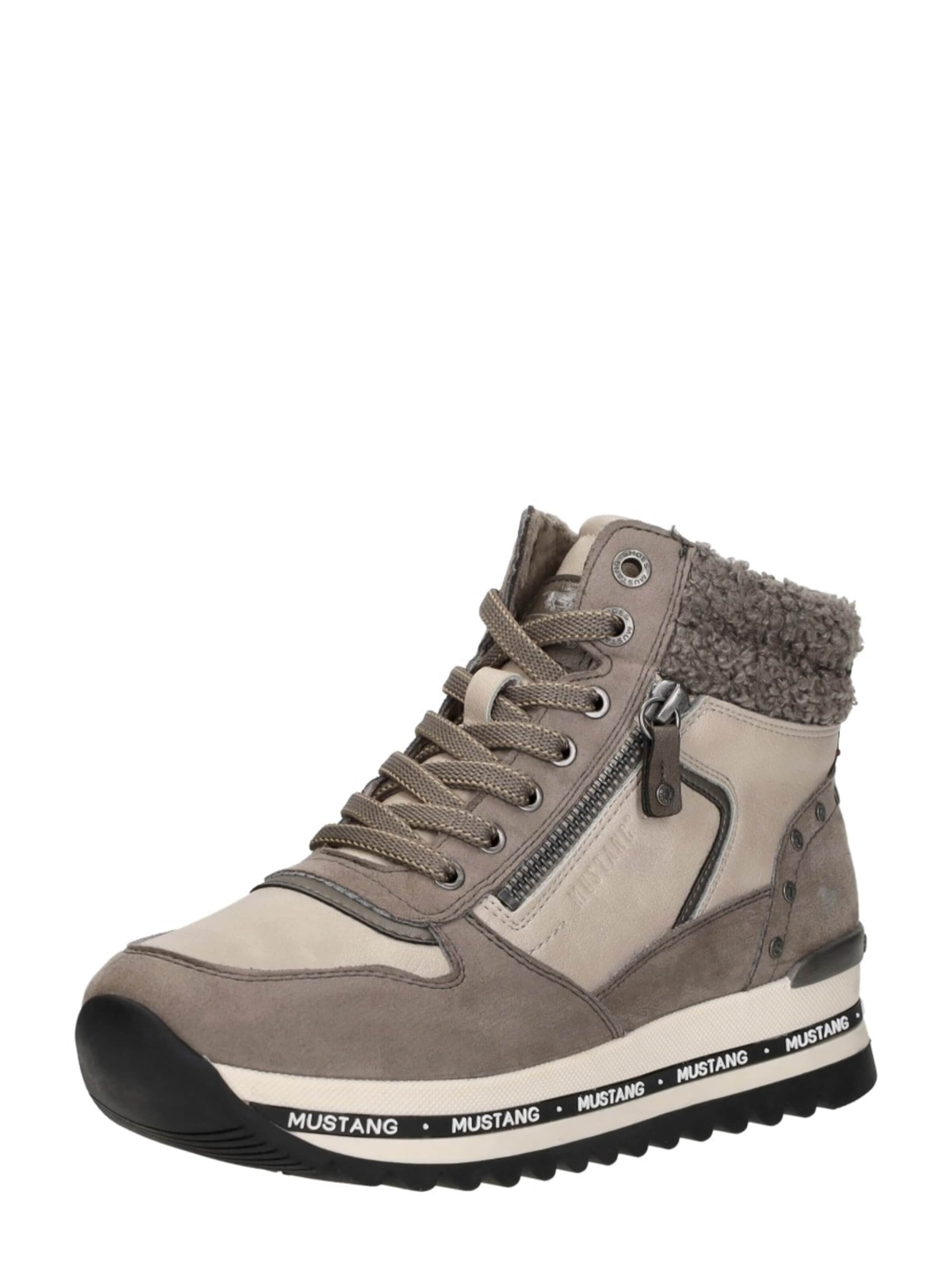 MUSTANG Sneakers laag 'Sneakers Hoog' in Grijs