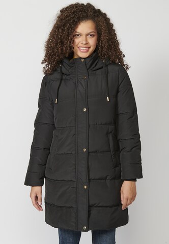 KOROSHI Winterjacke in Schwarz: predná strana