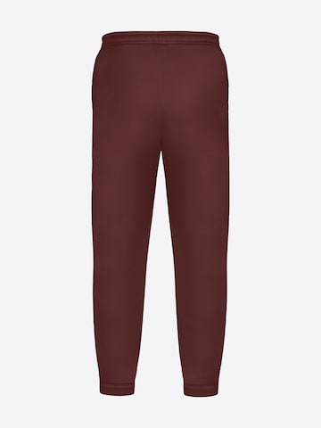 TATES Tapered Workout Pants in Red