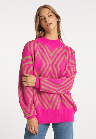 Pull-over IZIA en rose : devant