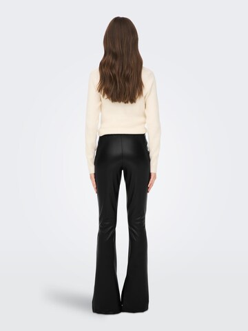 ONLY Flared Leggings 'STAR' in Zwart