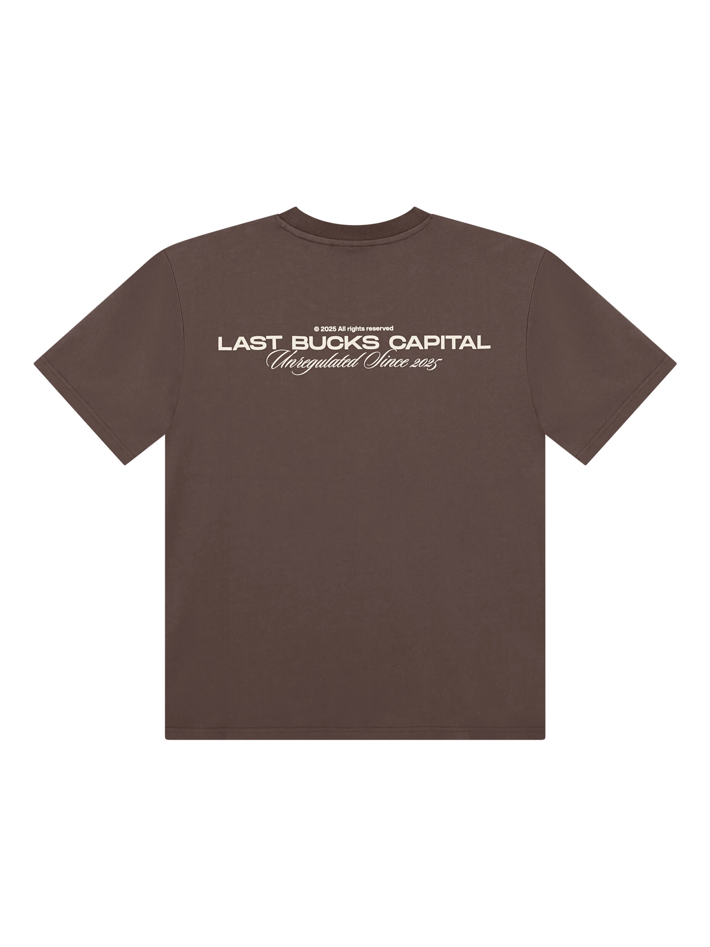 T-Shirt 'Last Bucks | Capital Tee' Last Bucks en marron