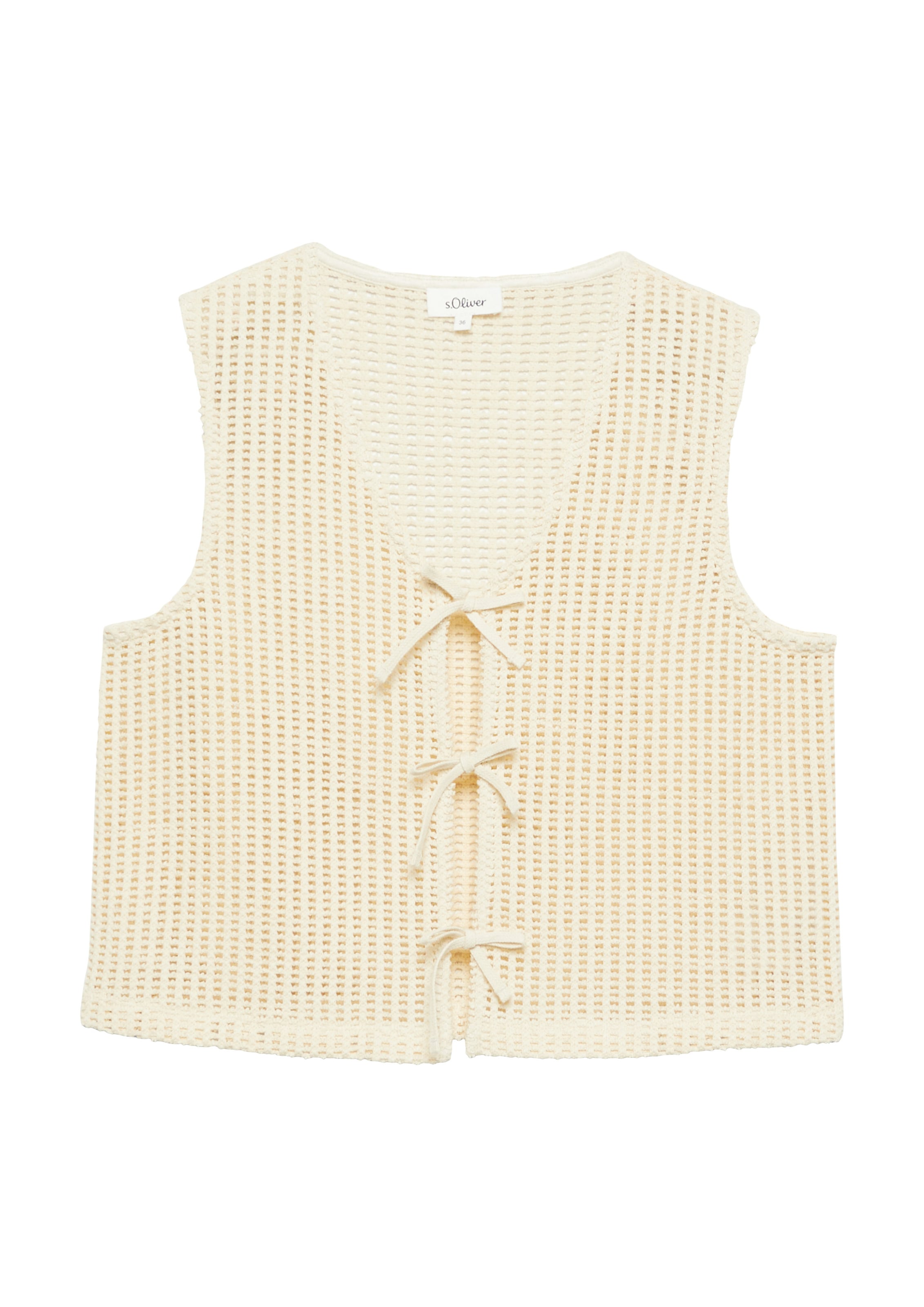 s.Oliver Weste in Beige: Vorderseite
