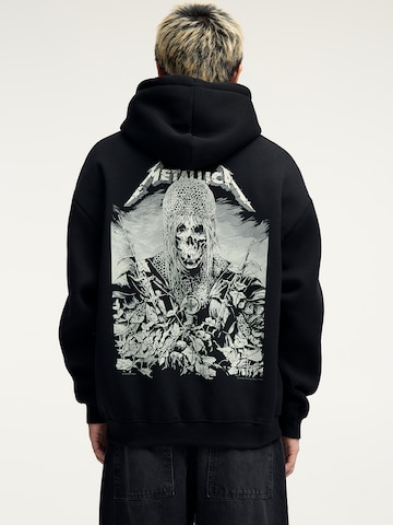 Pull&Bear Sweatshirt in Schwarz: Vorderseite