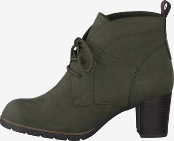 MARCO TOZZI Lace-Up Ankle Boots in Green