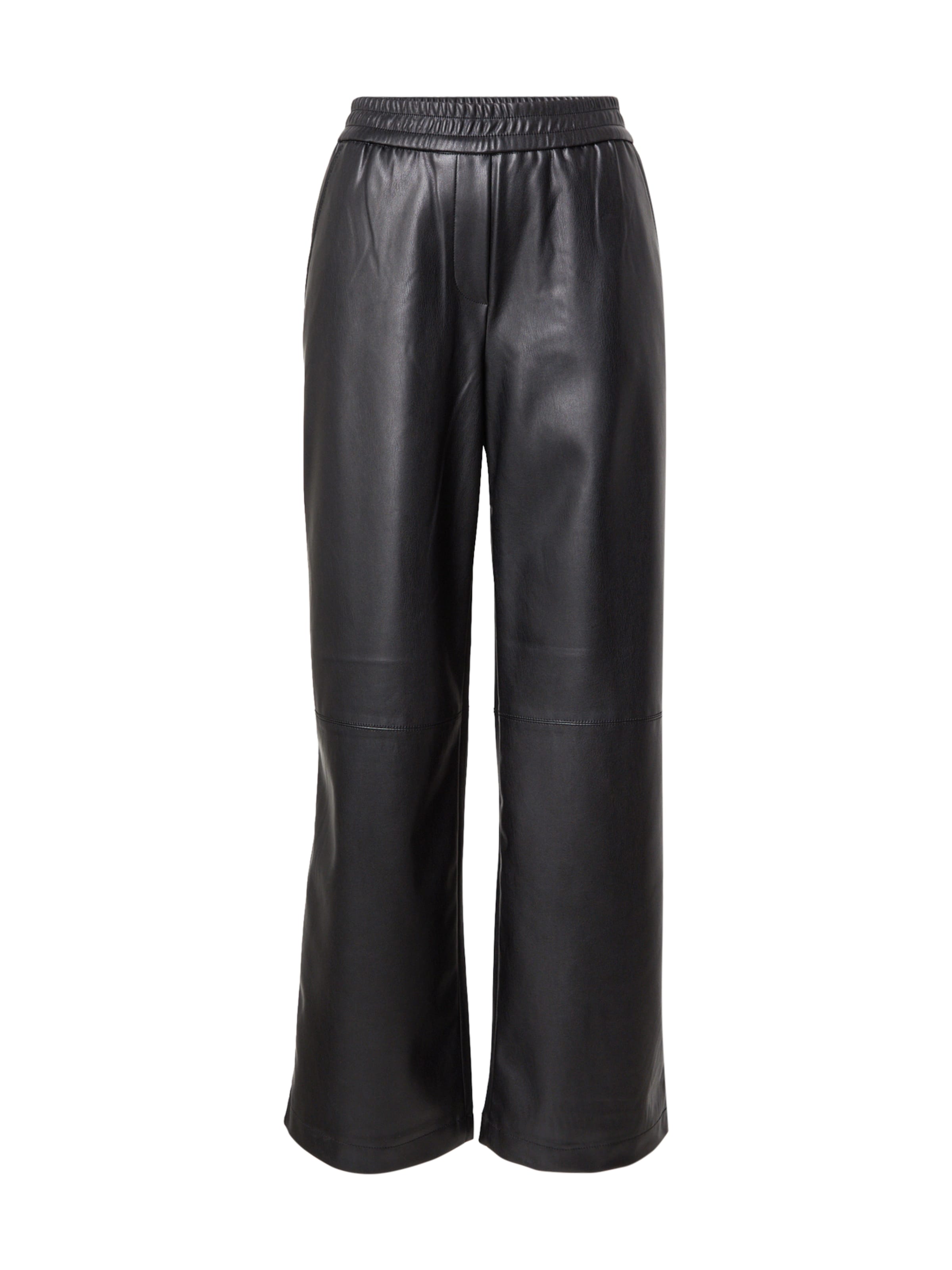 Largi Pantaloni 'BYDAJA' de la b.young pe negru: față