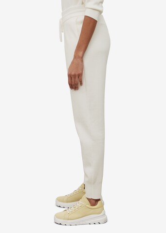 Marc O'Polo Tapered Broek in Wit