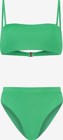 Shiwi Bandeau Bikini 'Lola' | zelena barva: sprednja stran
