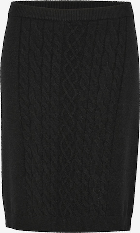 Cream Skirt 'Dela ' in Black: front
