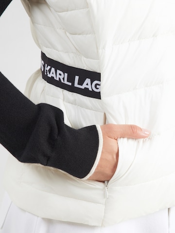 KARL LAGERFELD JEANS Liivi värissä valkoinen