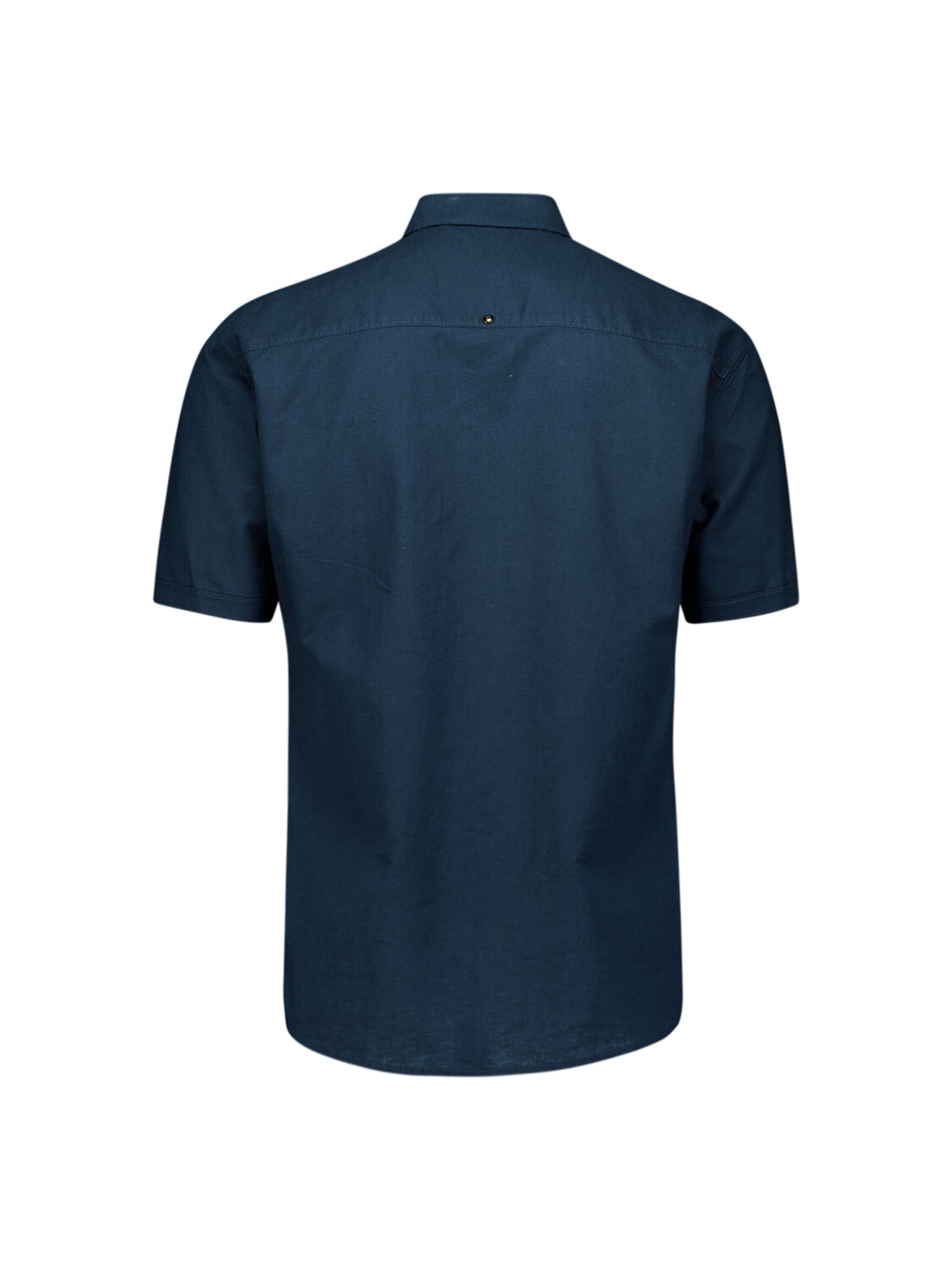 No Excess Regular Fit Hemd in Blau