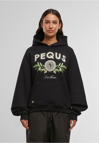 Sweat-shirt 'Olive Coin Relic' Pequs en noir : devant